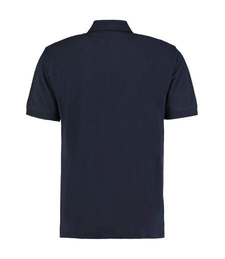Polo À Manches Courtes Homme Bleu Marine Kustom Kit