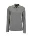 Polo Perfect Femme Gris Chiné SOLS-1