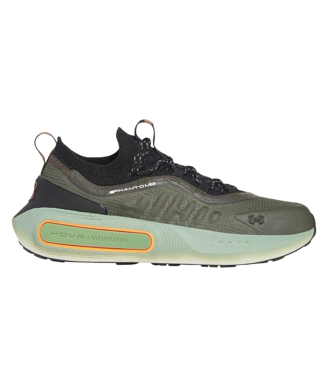 Mens Phantom 4 Flat Sock Trainers Green Under Armour-1