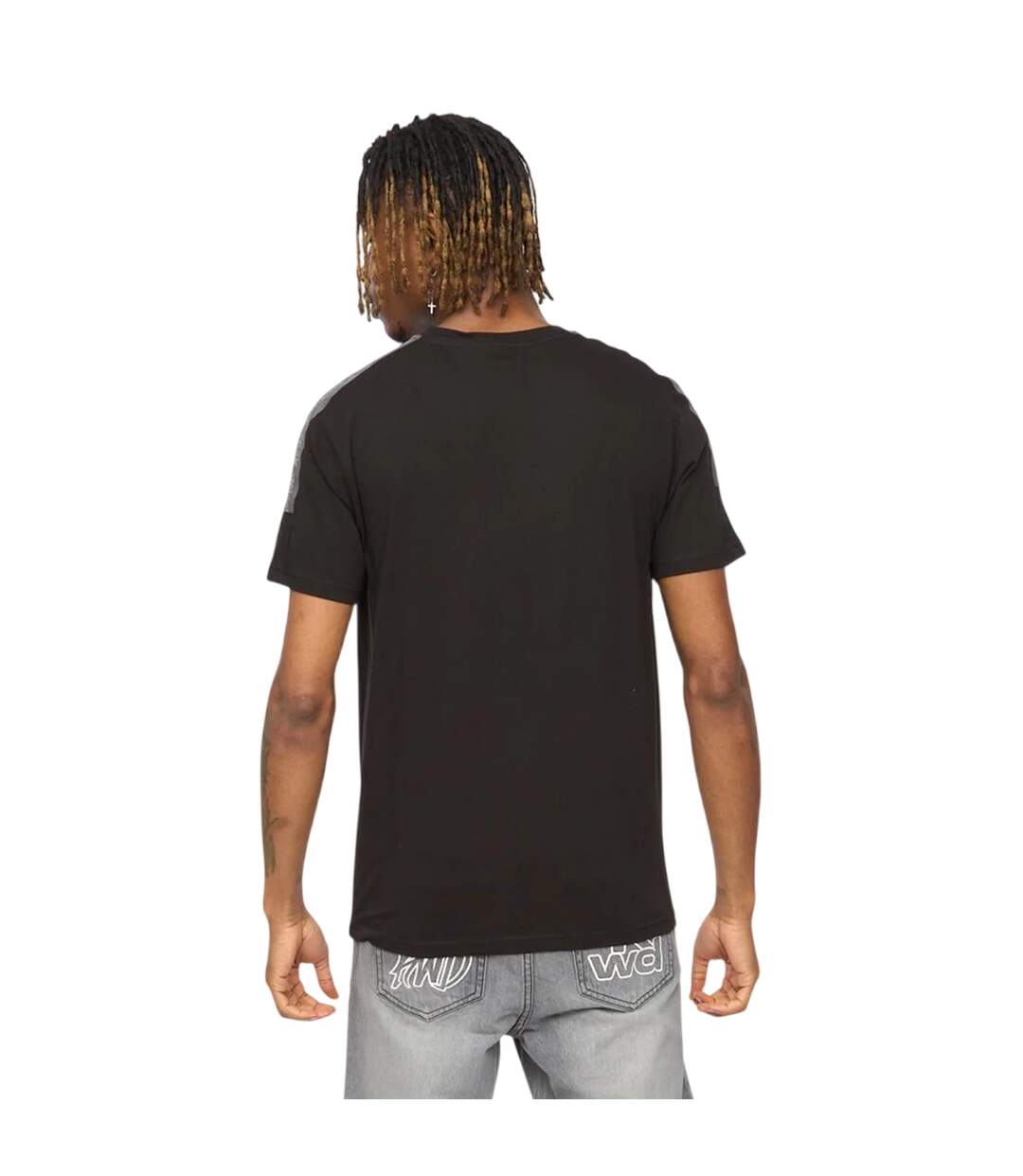 T-shirt Tapelny Homme Noir Kings Will Dream-3