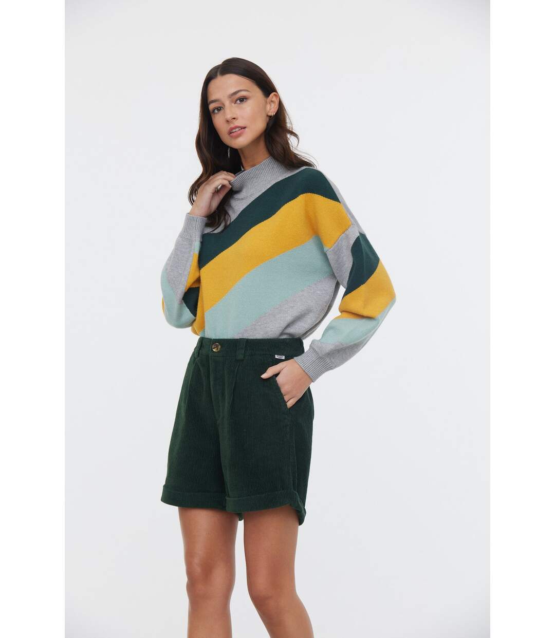 Short NOLY Vert Profond-4