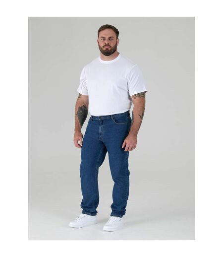 Mens D555 Rockford Comfort Kingsize Jeans Stonewash Duke