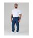 Mens D555 Rockford Comfort Kingsize Jeans Stonewash Duke-1