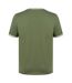 Mens Cotton T-shirt Khaki Green Slazenger-2