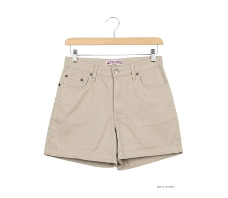MAYFLOWER SE0340 - Short 5 poches en coton stretch Sable : le confort au naturel
