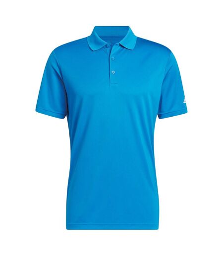 Mens Performance Polo Shirt Bright Blue Adidas