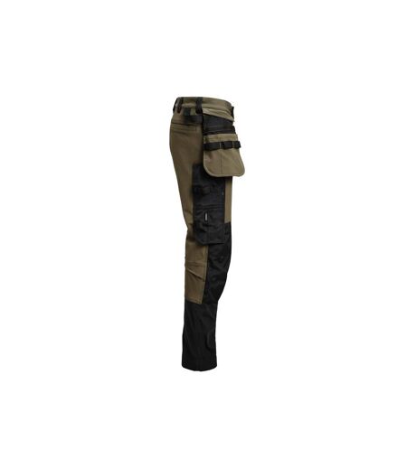 Pantalon Craftsman Homme Vert Olive Noir Jobman