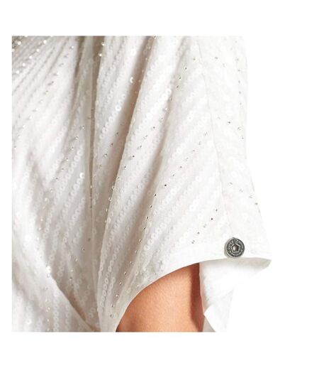 Robe blanche à sequins femme superdry - 38