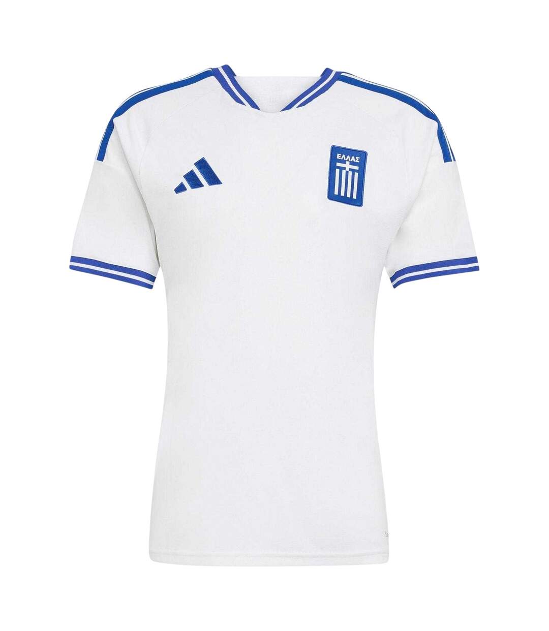 Maillot Domicile Motif/style Grèce Homme Blanc Bleu Adidas-2