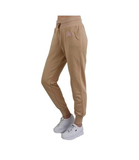 Womens/ladies Sweatpants Beige Gym Hero