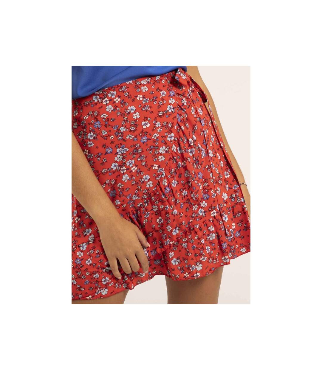 Jupe courte motifs XERES - Dona X Lisa-3