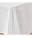 Nappe Uni Métallisé Strass 140x300cm Argent-2