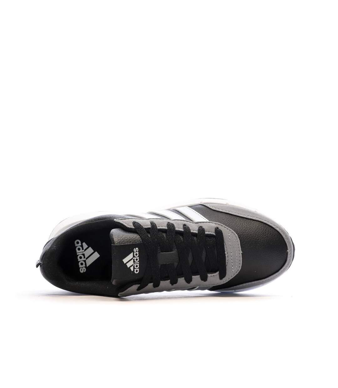 Baskets noir/gris homme adidas run50s-4