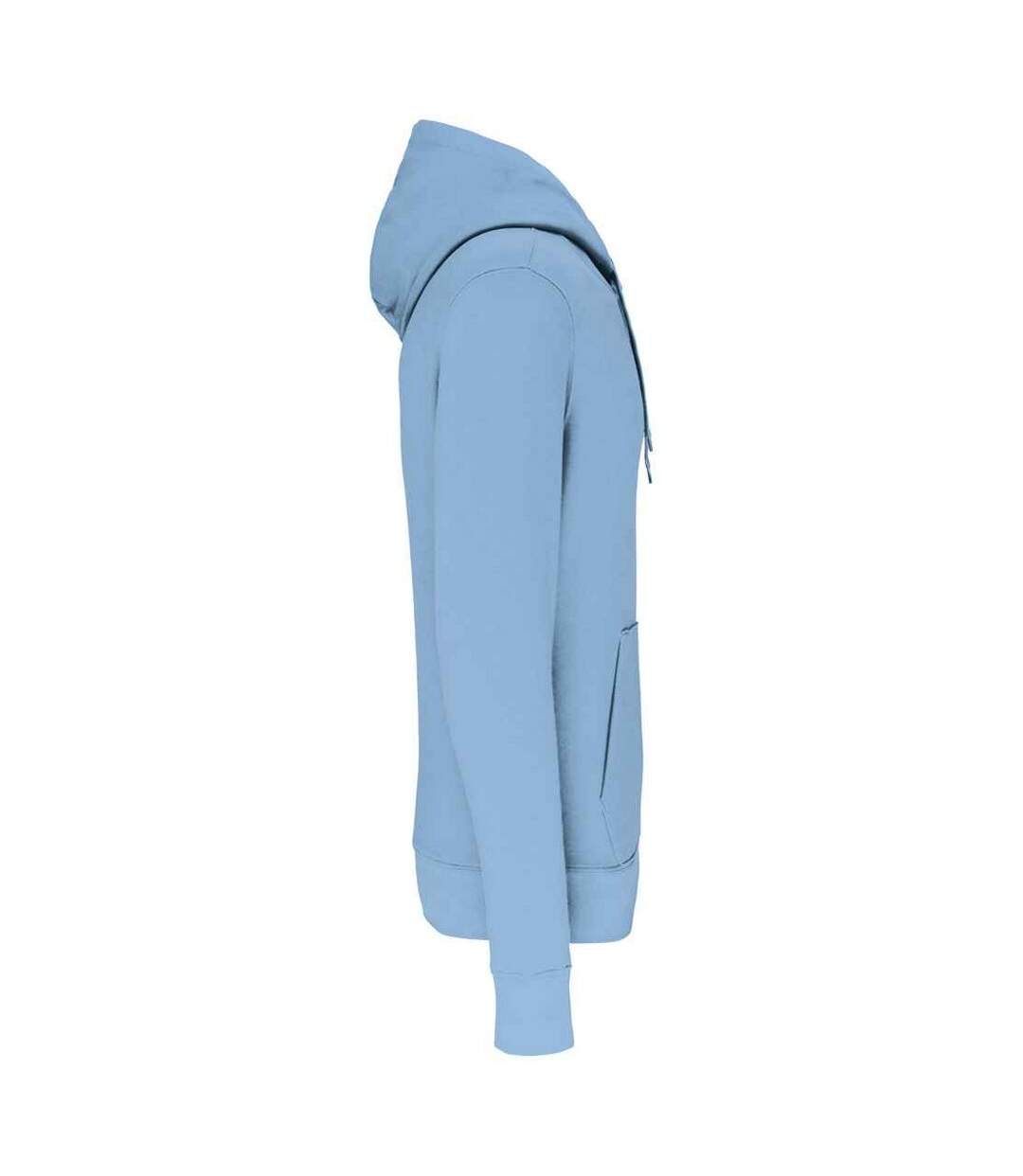 Mens Eco Friendly Hoodie Sky Blue Kariban-3
