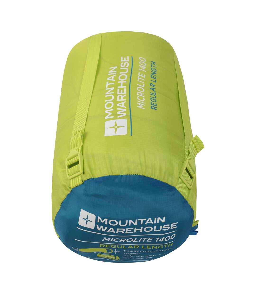 Sac de couchage adulte 200 cm bleu Mountain Warehouse