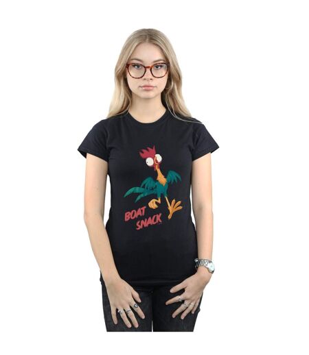 Disney Femme/Les femmes Moana Boat Snack - T-shirt en coton (Noir) - UTBI49493