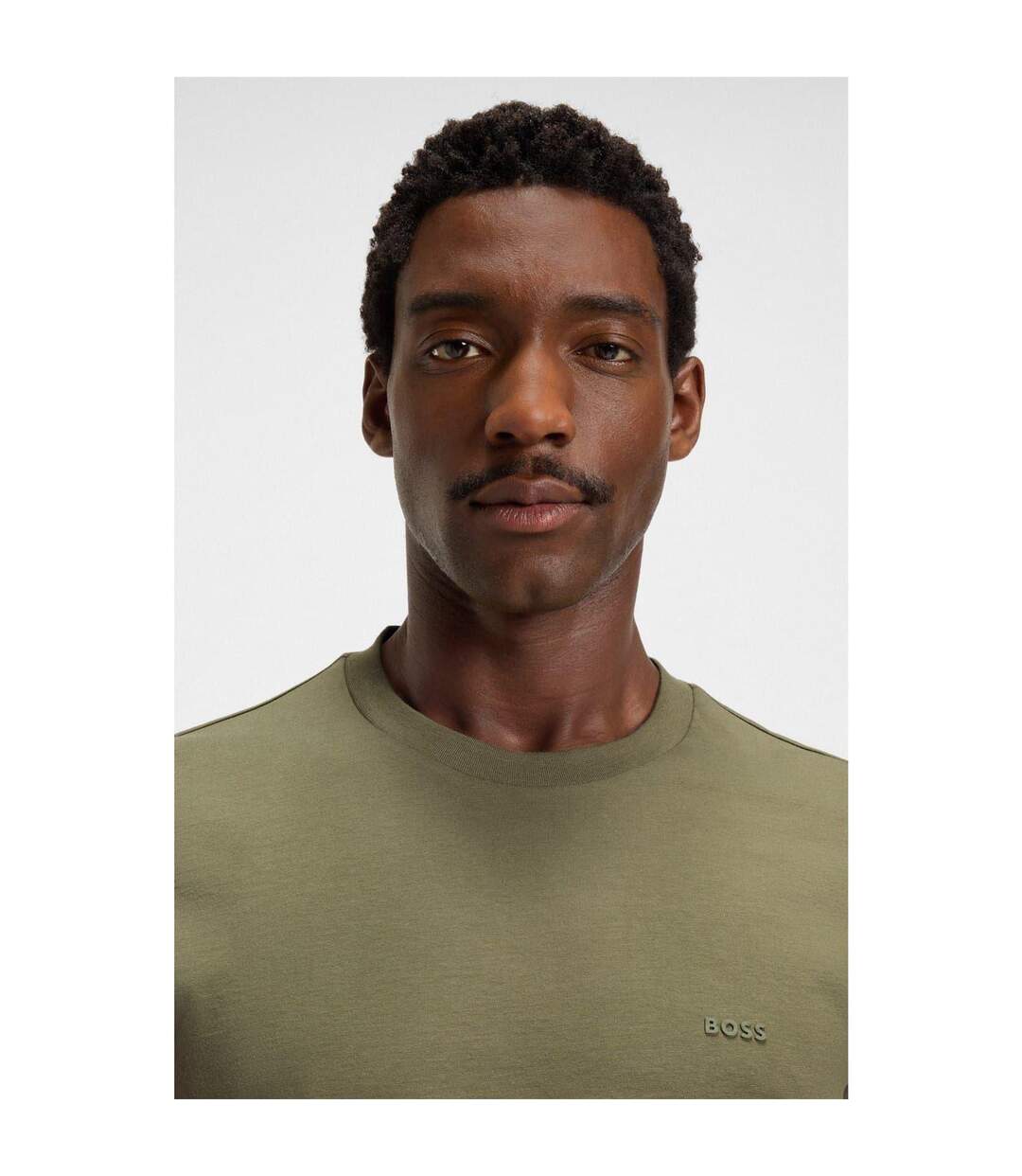 T-shirt Thompson Homme Vert Boss-4