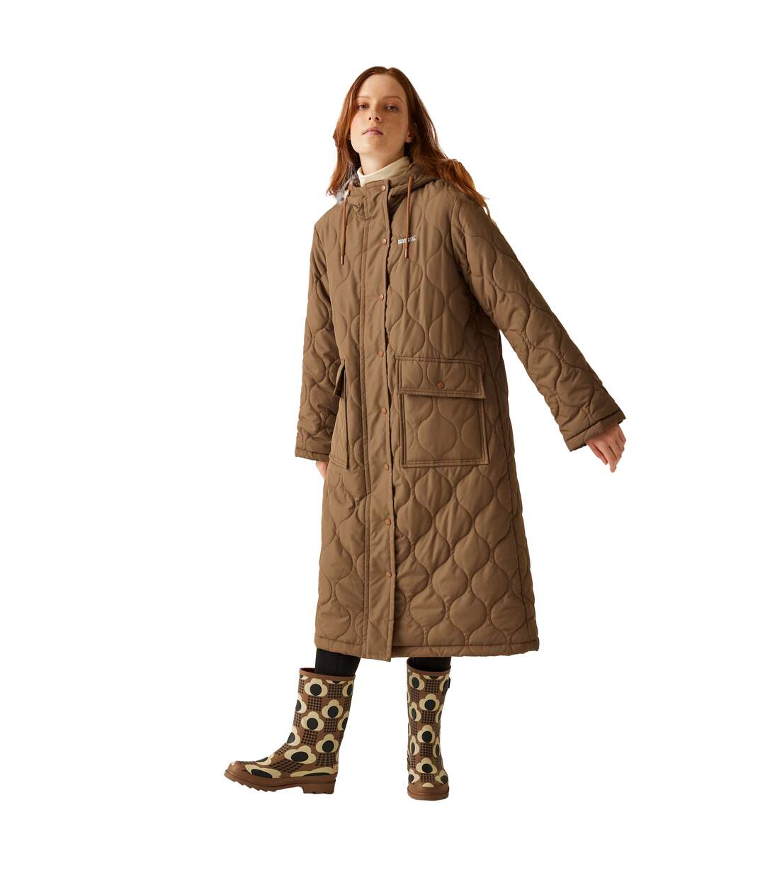 Manteau orla kiely femme café au lait Regatta