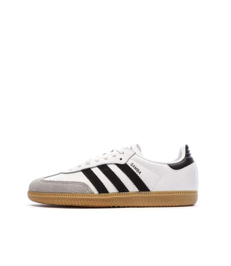 Baskets blanc/marron mixte adidas samba og