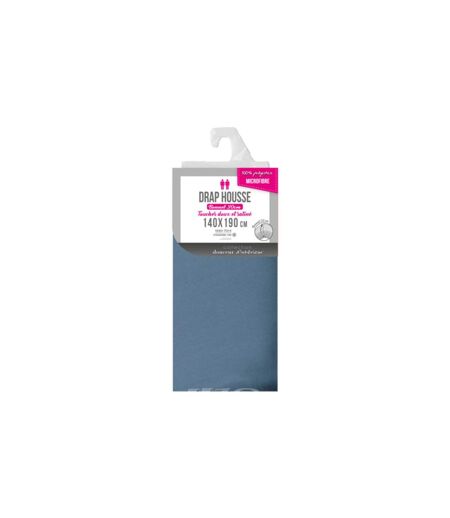 Drap Housse Microfibre Oscar 140x190cm Bleu