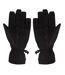Unisex Adult Wind Resistant Plain Ski Gloves Black Pretty Green-2