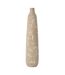 Vase Fin en Grès Dune 69cm Beige & Blanc-1