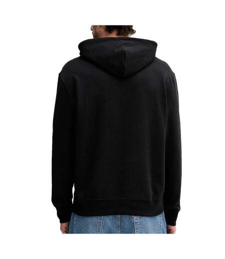 Sweat à capuche noir homme calvin klein jeans 350 - l