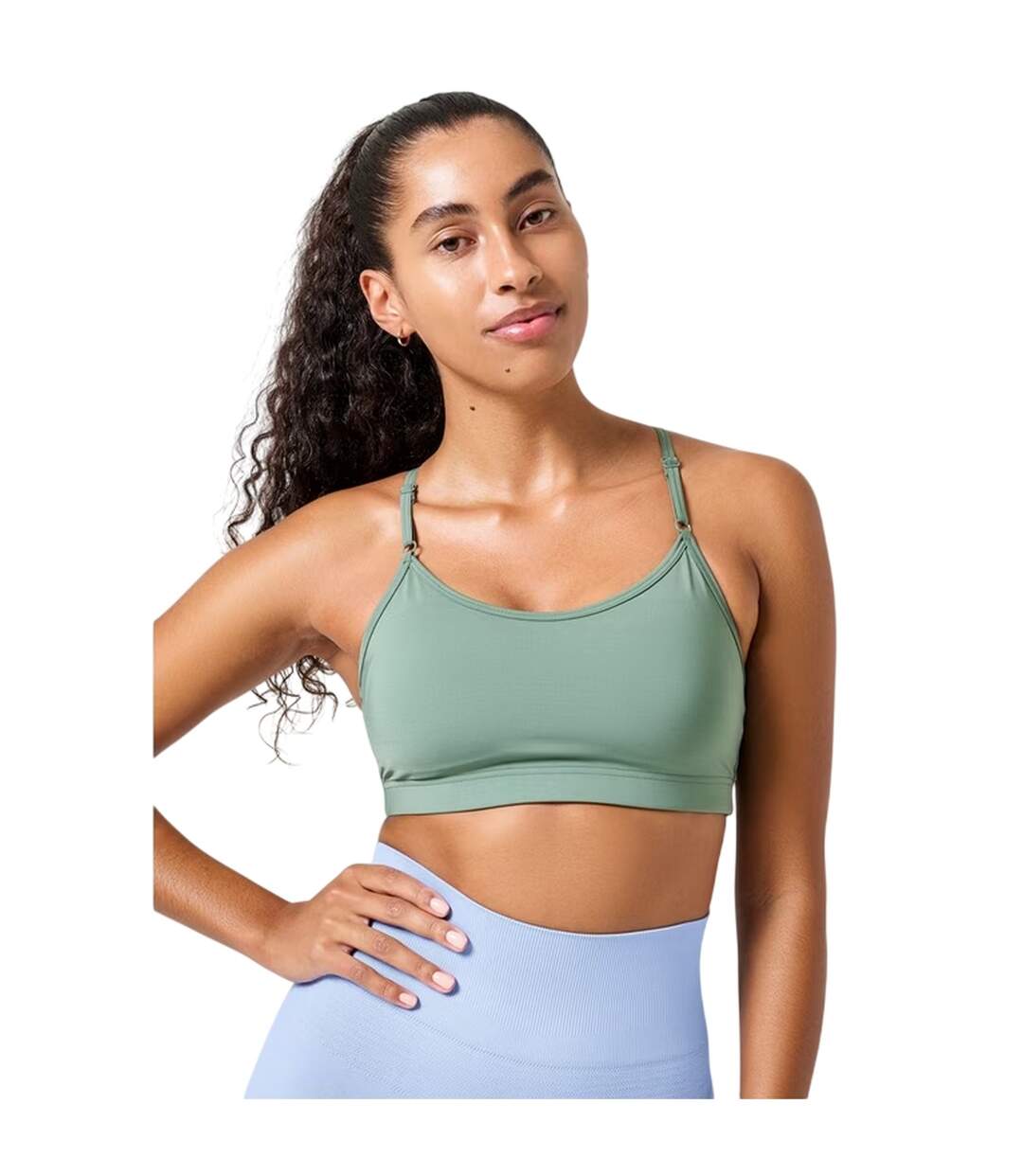Brassière De Sport Motif/style Sans Coutures Femme Vieux Vert Casall-3