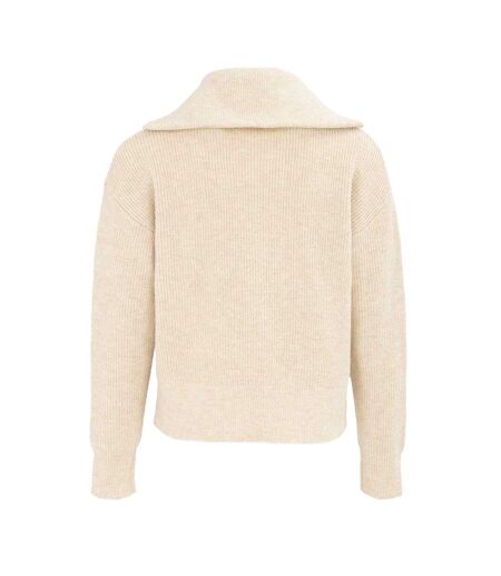 Cardigan Décontracté Motif/style Côtelé Femme Crème Miso