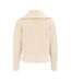Cardigan Décontracté Motif/style Côtelé Femme Crème Miso-2