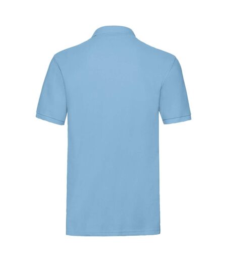 Polo Premium Adulte Bleu Ciel Fruit Of The Loom
