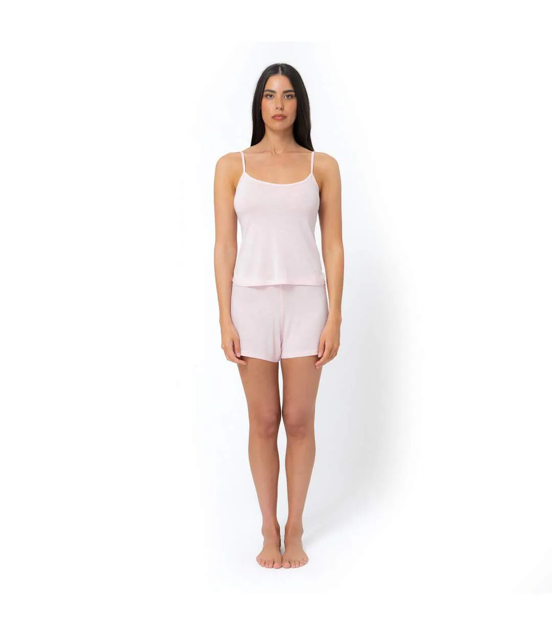 Ensemble pyjama femme caraco et short en coton jersey FPS4269 Fila-1