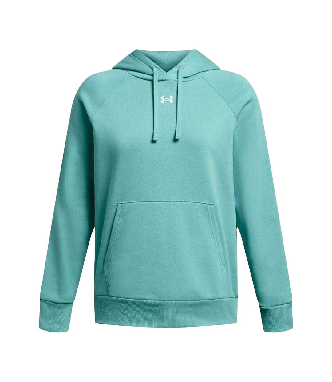 Sweat À Capuche Rival Femme Vert Under Armour-2