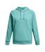 Sweat À Capuche Rival Femme Vert Under Armour-2