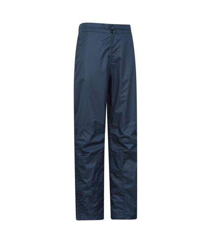 Womens/ladies spray waterproof over trousers navy Mountain Warehouse