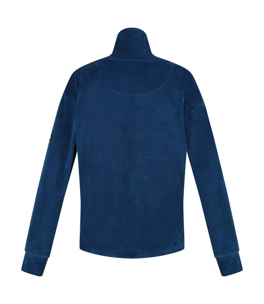 Womens/ladies velour full zip fleece jacket blue opal Regatta-2