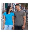 Gildan Adults Unisex Short Sleeve Premium Cotton V-Neck T-Shirt (Sapphire) - UTRW4738