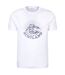 Mens circle mountain t-shirt white Mountain Warehouse-1