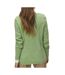 Pull vert femme vero moda crew-2
