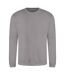 Sweatshirt unisexe gris platine Awdis-1