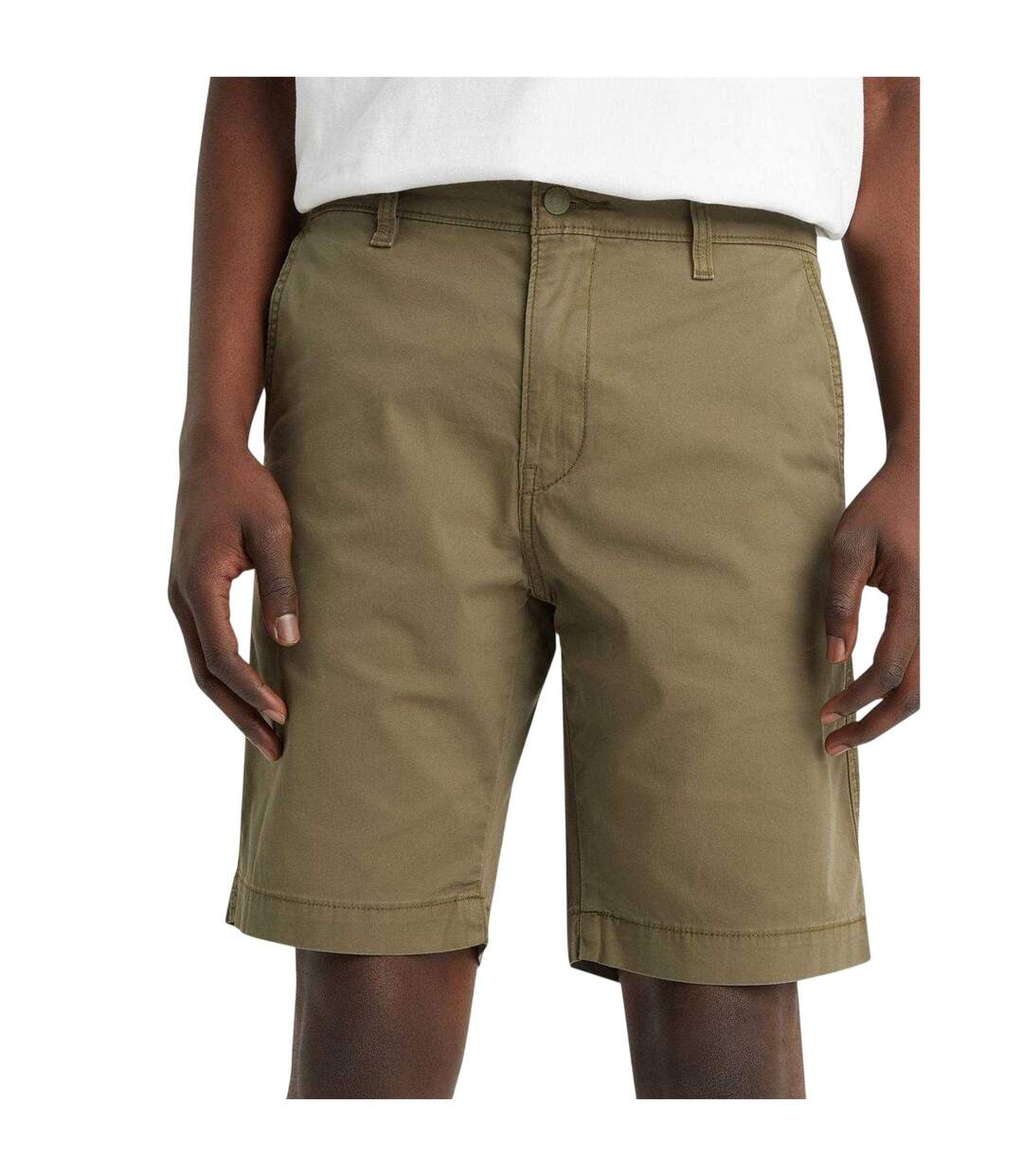Short Chino Motif/style Logo Homme Vert Levis-1