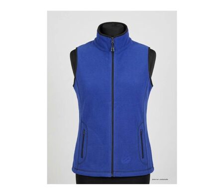 Gilet sans manches en polaire contre-collé BALZAC4 Bleu (Mayflower)