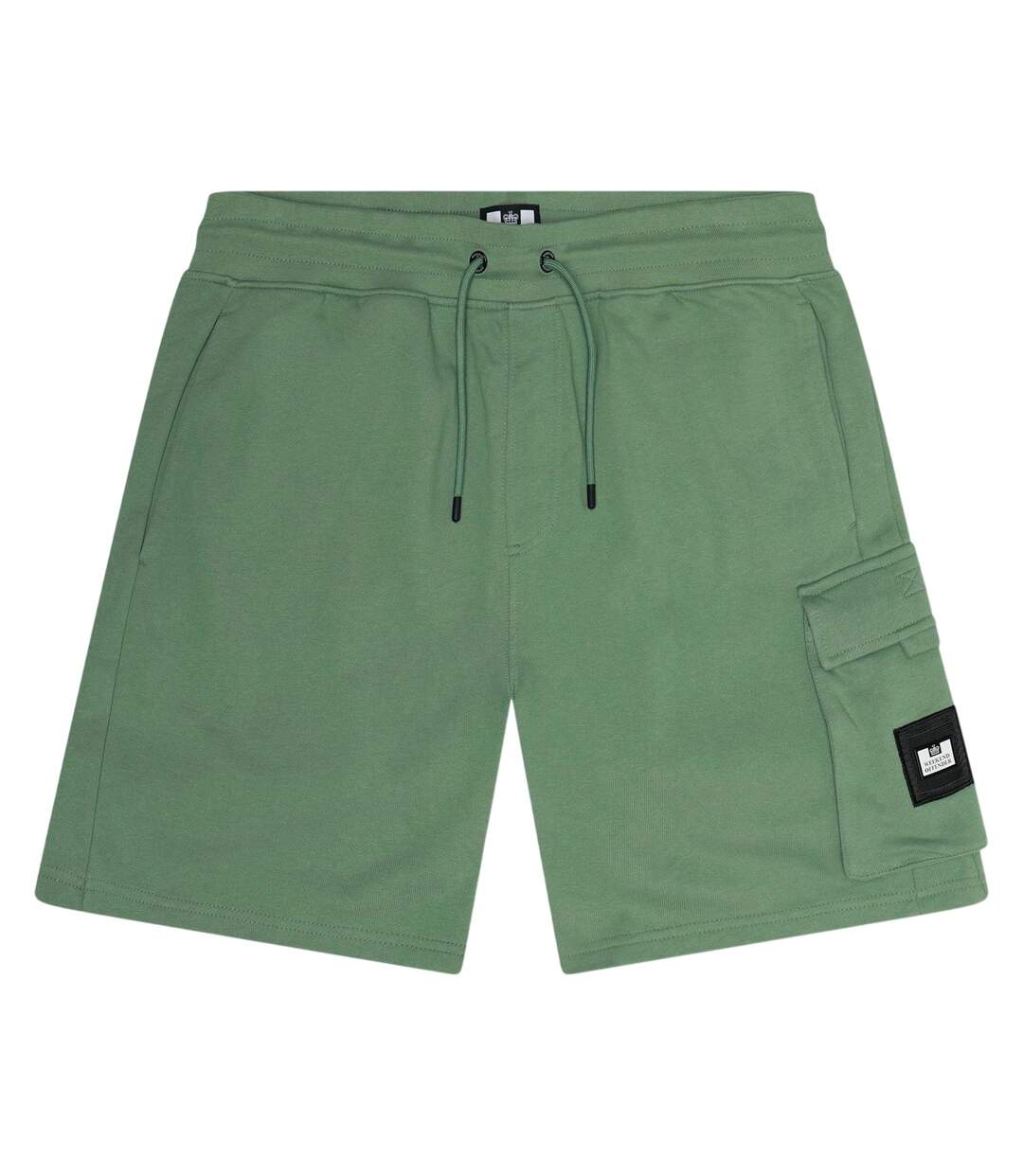 Mens New Carillo Cotton Shorts Mid Green Weekend Offender-1