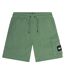 Mens New Carillo Cotton Shorts Mid Green Weekend Offender-1