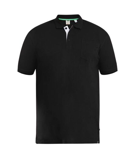 Duke Mens D555 Grant Kingsize Pique Polo Shirt (Black) - UTDC106