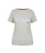 T-shirt Motif/style Floral Classic Femme Citron Lee Cooper-1