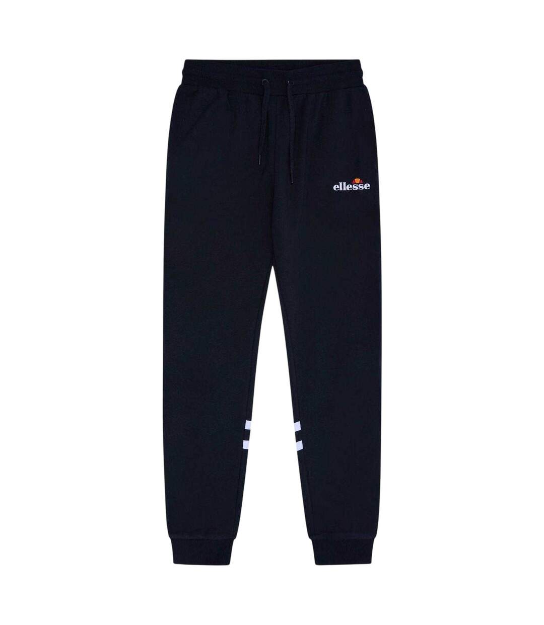 Mens Cordova Fleece Logo Joggers Black Ellesse-1