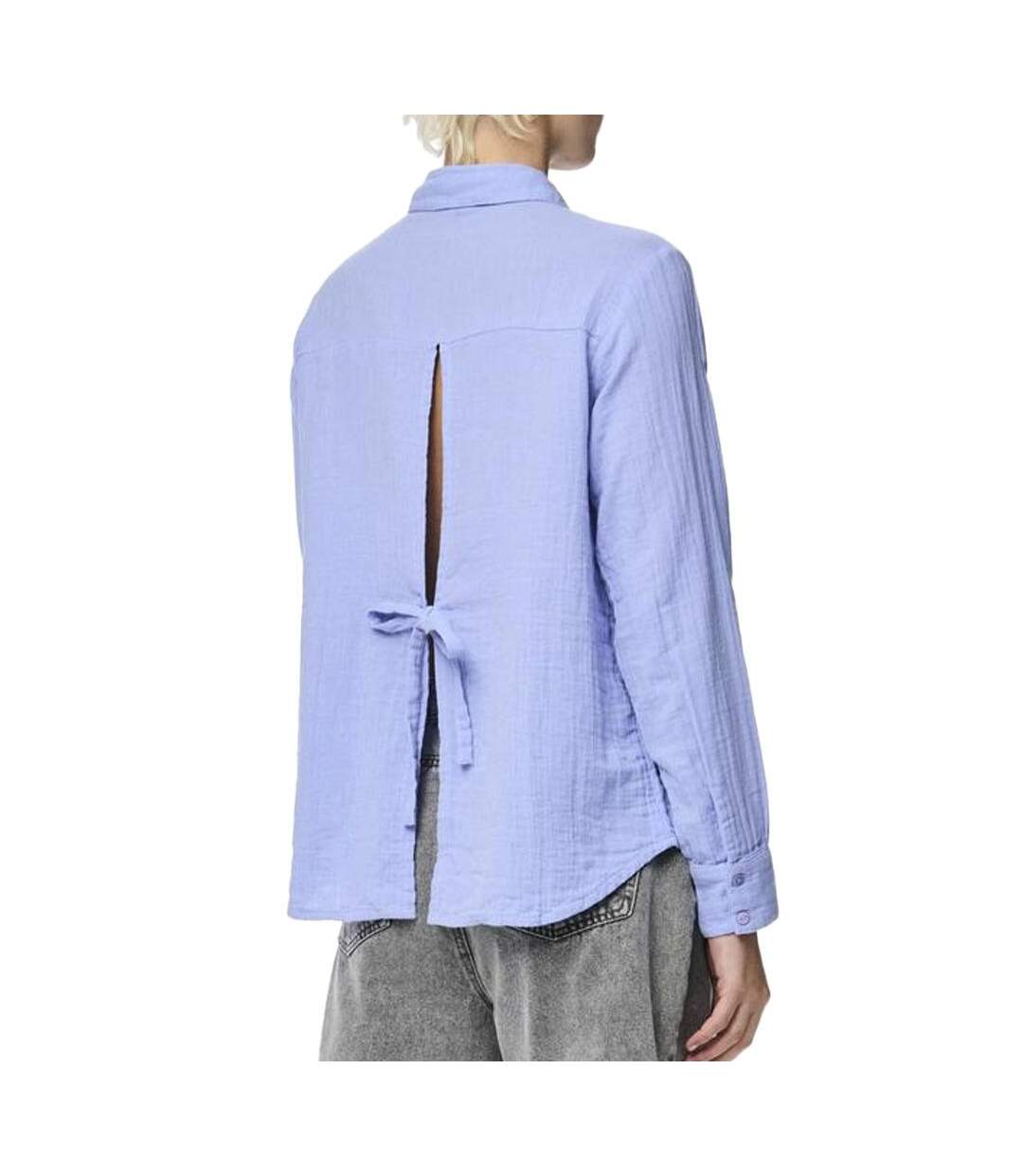 Chemise bleu femme pieces kappel-2