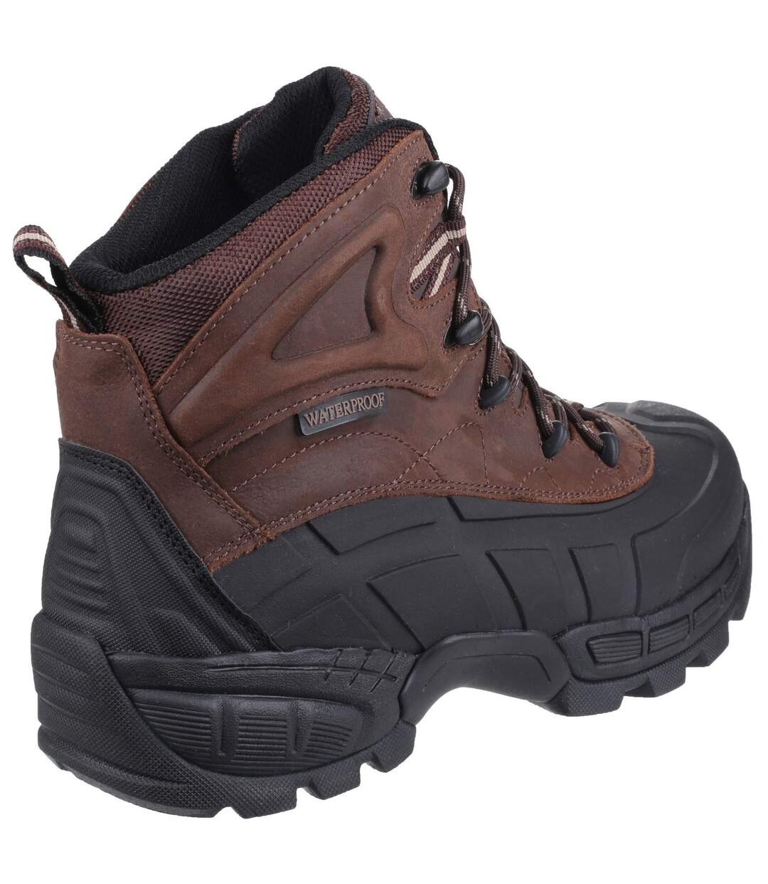 Mens fs430 orca s3 waterproof leather safety boots brown Amblers-2