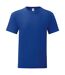 Mens iconic 150 t-shirt cobalt blue Fruit of the Loom